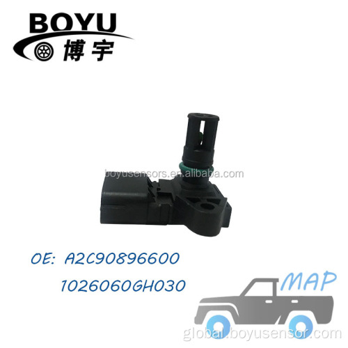 A2c90896600 Air Intake Sensor MAP PRESSURE SENSOR OEM A2C90896600 1026060GH030 Manufactory